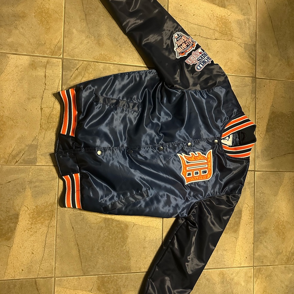 Starter Detroit tigers Satin Varsity Jacket